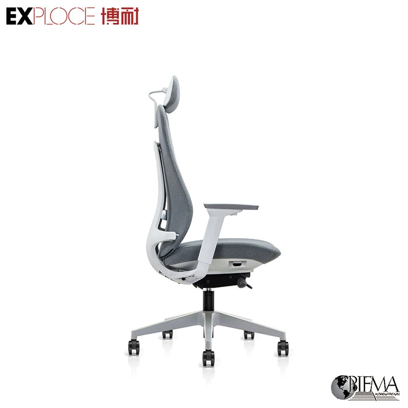 Trabajo Ejecutivo Sillón ergonómico giratorio de alta visitante sillas de oficina de malla completa