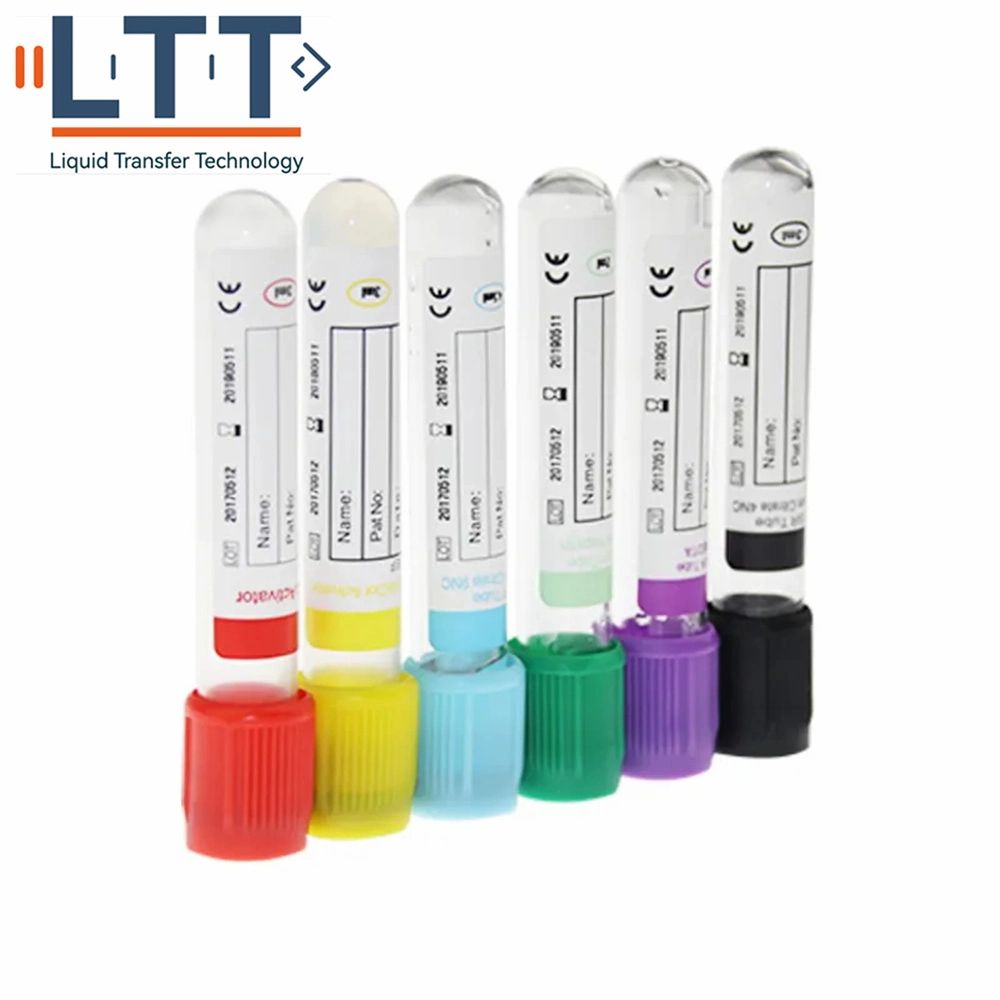 Hospital Use Medical Disposable Vacuum Blood Sample Collection Test Tube