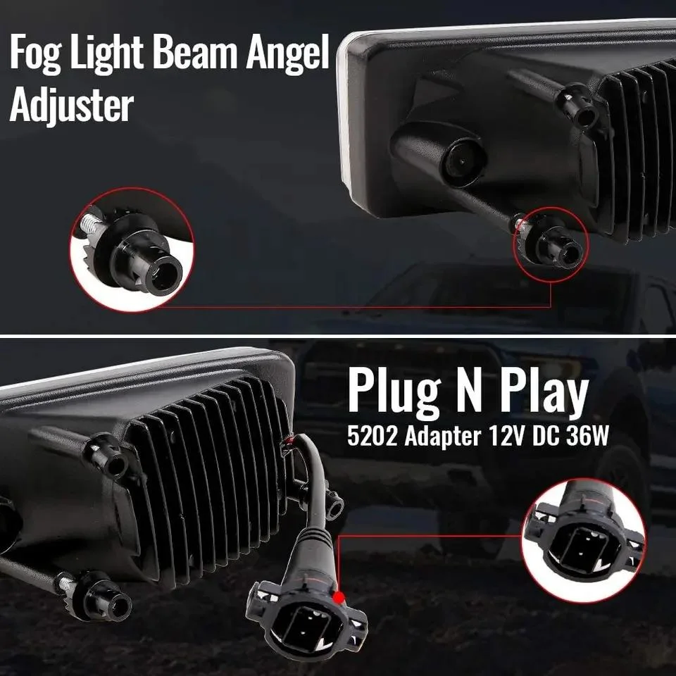 7 Polegada Wrangler Veículo Faróis de veículos off-road Square modificado de luzes de faróis LED LED Automóvel