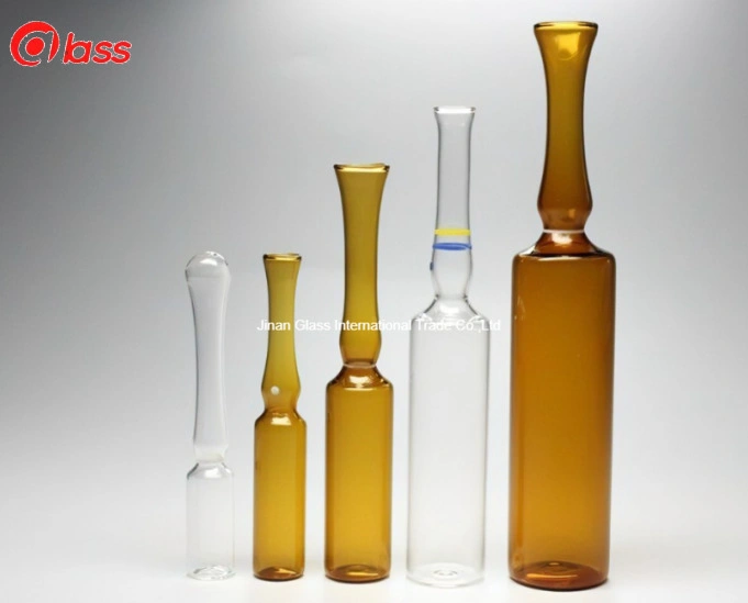 1ml 2ml 3ml 5ml 10ml 20ml Empty Glass Ampoule Clear and Amber Pharmaceutical Glass Ampoule