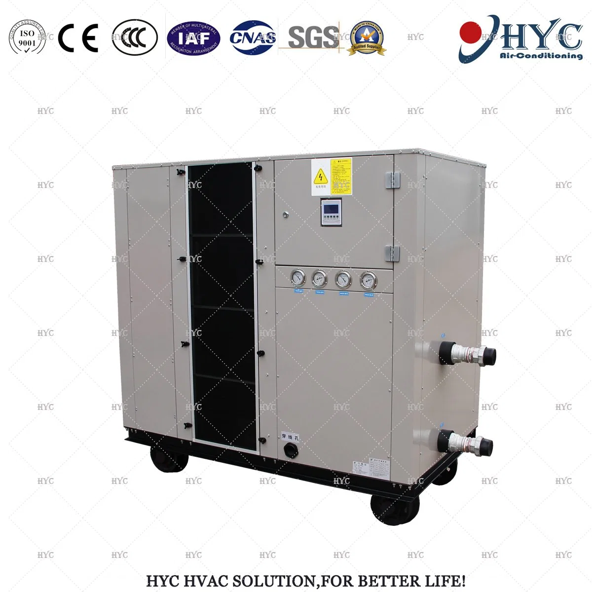 Water Cooled Air Supply Portable Chiller Unit for Mine