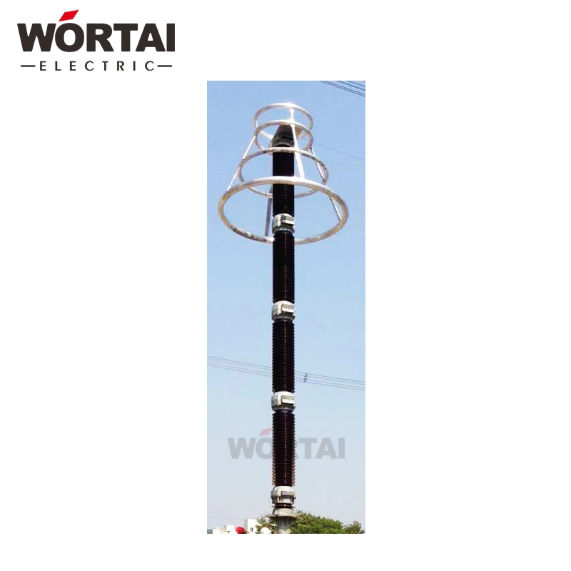 Wortai 12kv 10ka Zinc Oxide Polymer Housed Distribution Lightning Arrester