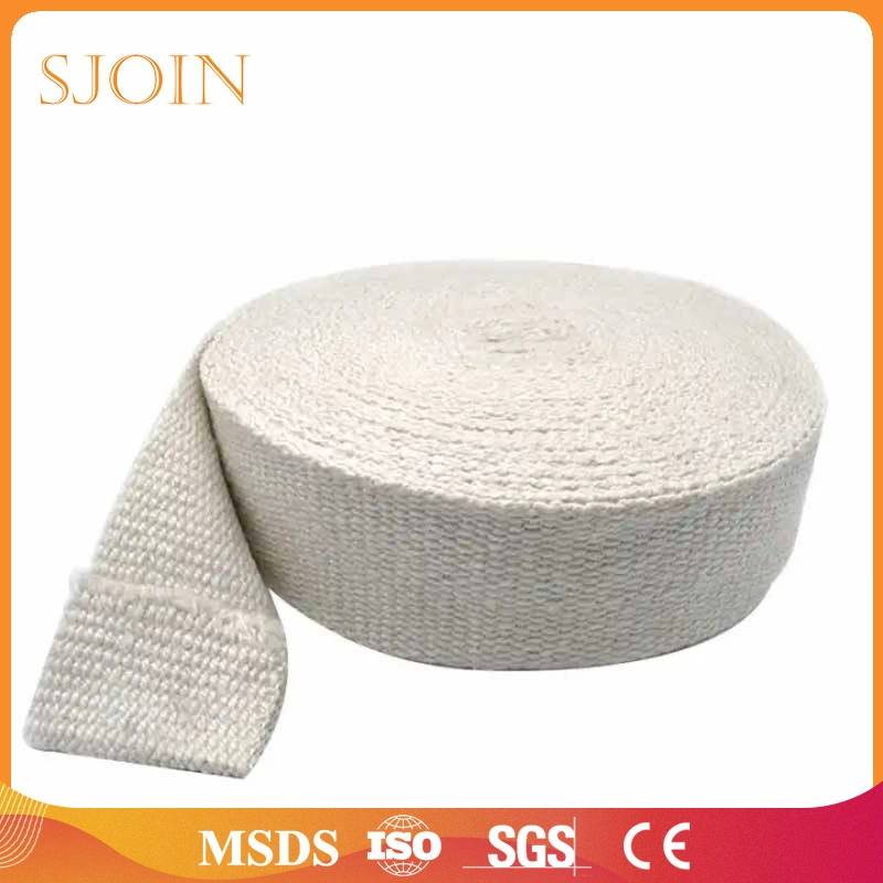 Ceramic Fibre Tape Ceramic Fiber Cloth for Insulation with Stainless Steel Wire Reinforced