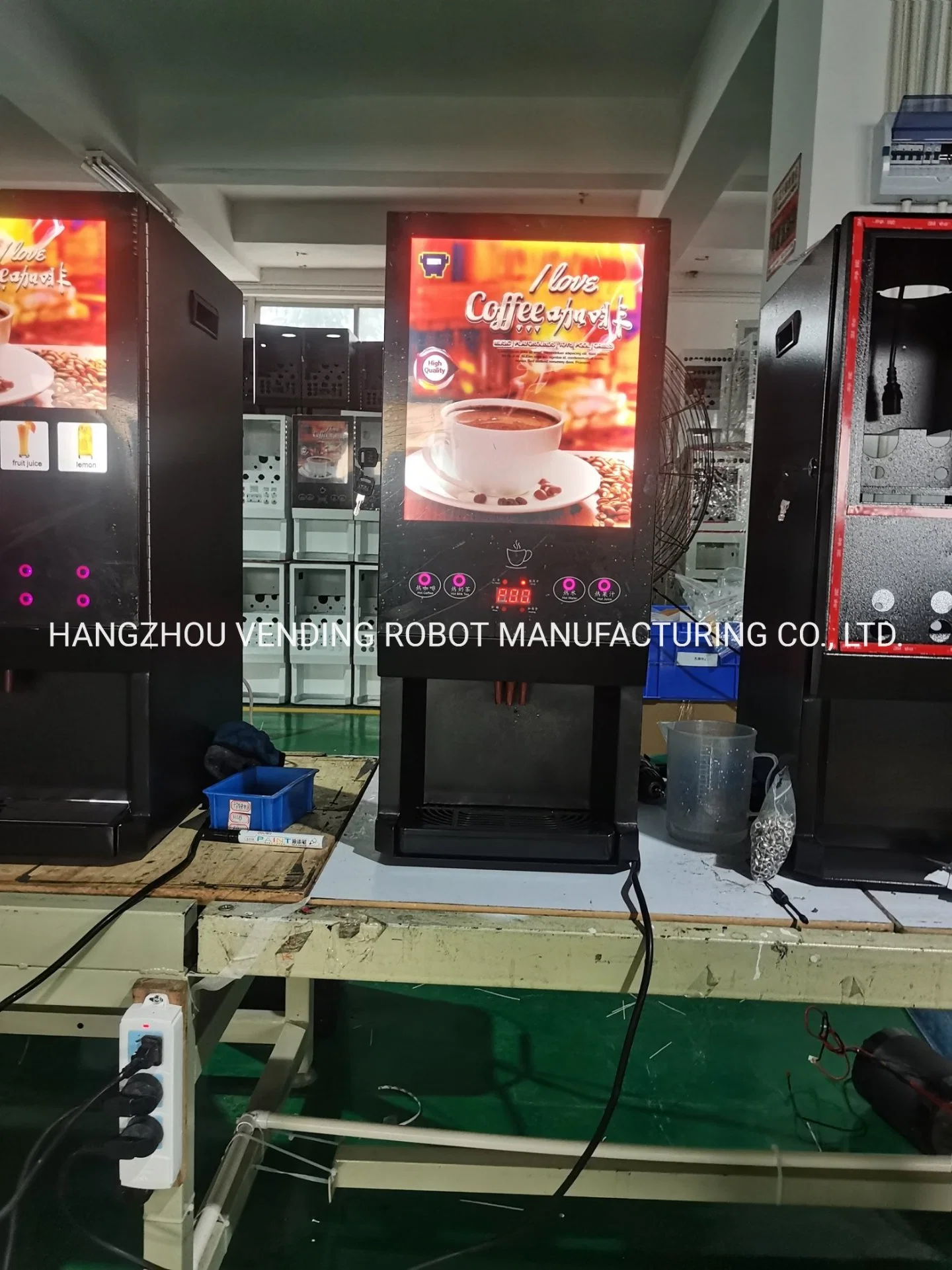 3 Hot Drink 1 Hot Water Table Top Coffee Hot Chocolate Vending Machine Fot Restaurant Wf1-303A