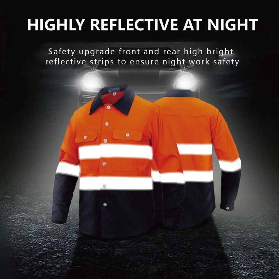 Factory Uniforms Pants Shirt Workwear Construction Site with Hood Set Working Clothes