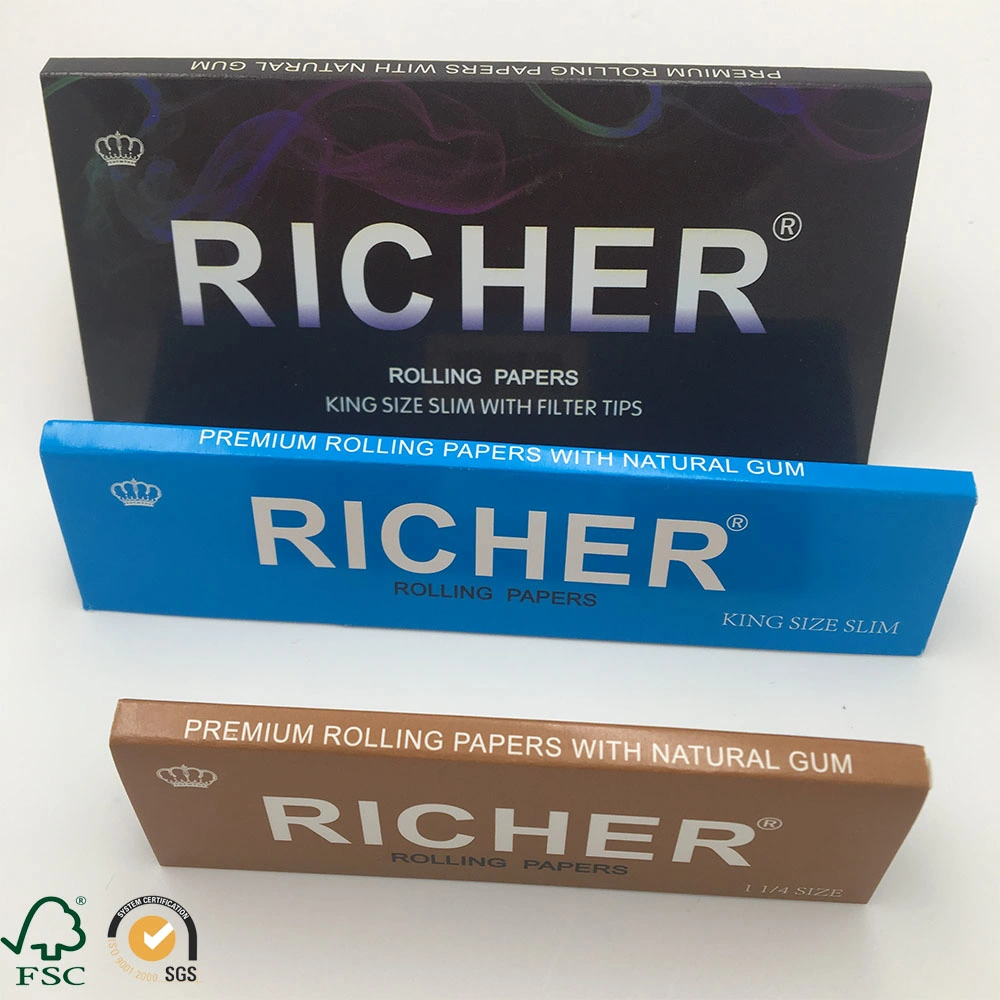 13GSM Tobacco Smoking Rolling Paper Customized Packing