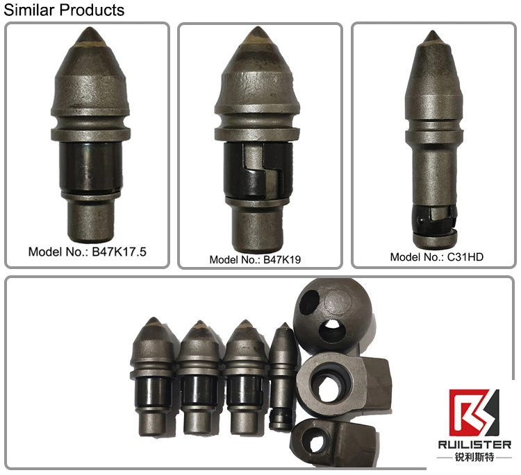 Made in China 25mm C31HD Round Shank Conical Bits Tungsten Carbide for Rock Drilling Trenching