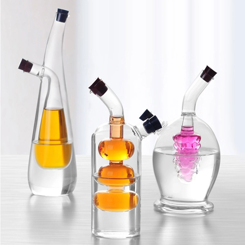Glass Oil & Vinegar Bottles Kitchen Bottles
