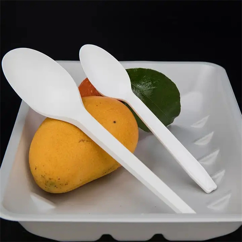 Individually Packaging 100% PLA Tableware Portable Tableware Cpla Plastic Knife Spoon and Fork Biodegradable Cutlery