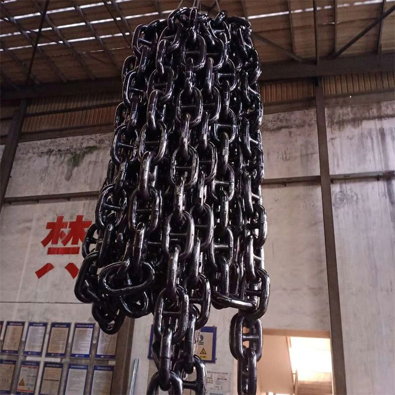 Black Painted Stud Link Anchor Chain Delivery in 1~5 Days