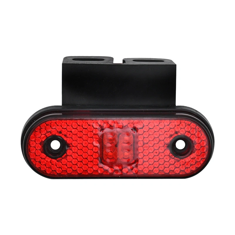 12V 24V Trucks LED Trailers SUV Side Warning Light Tail Light 4 LEDs Turn Signal Brake Lamp