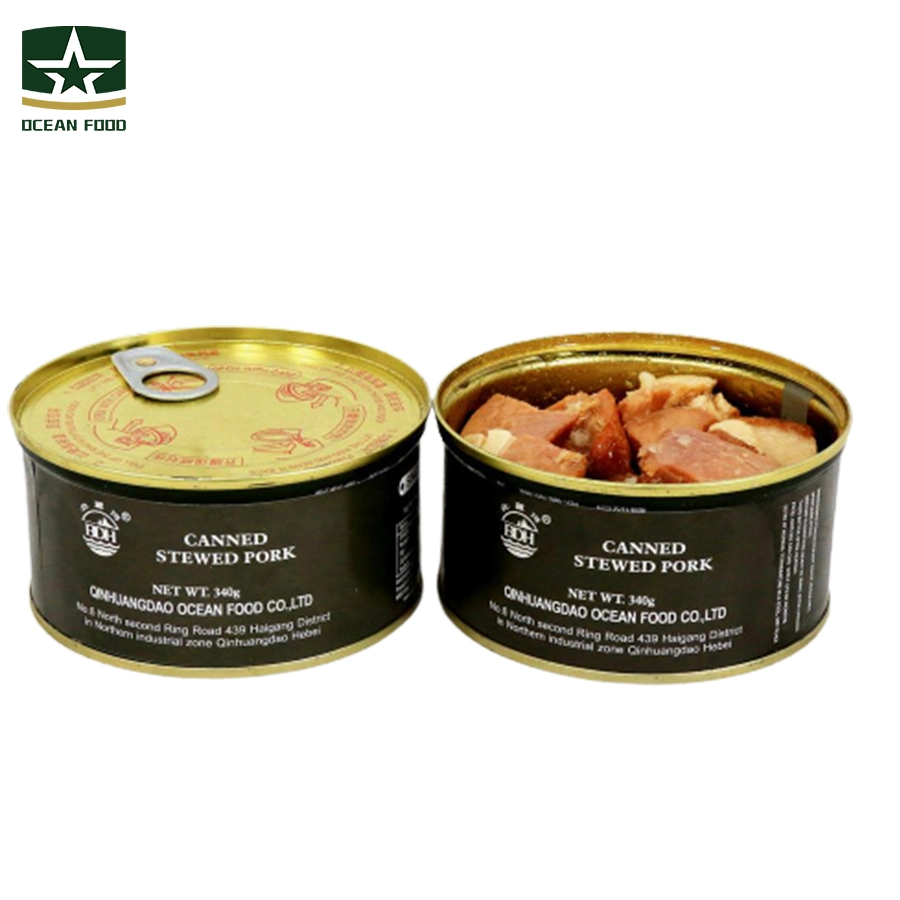 Nutritious Instant 340g Food Canned Stewed Pork for Cookie