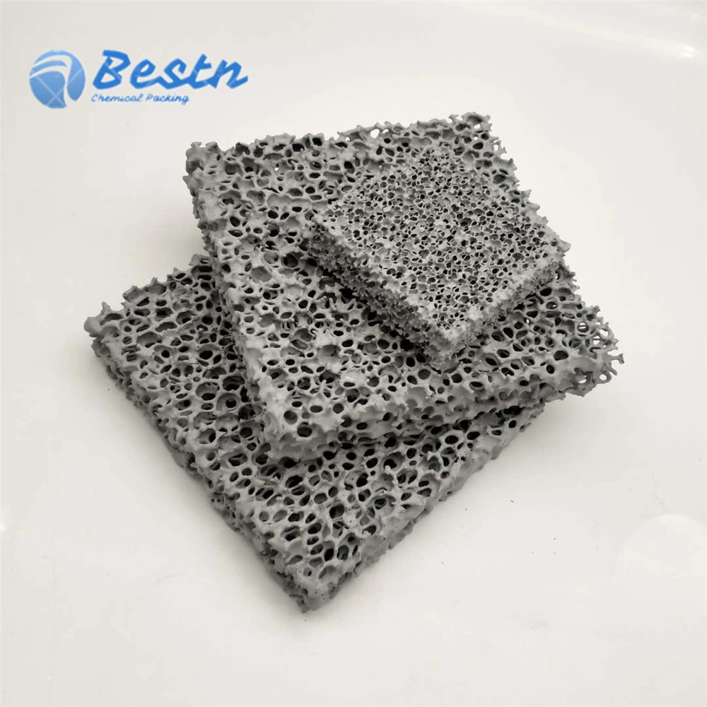 Alumina Porous Ceramic Foam Filter Plate for Foundry