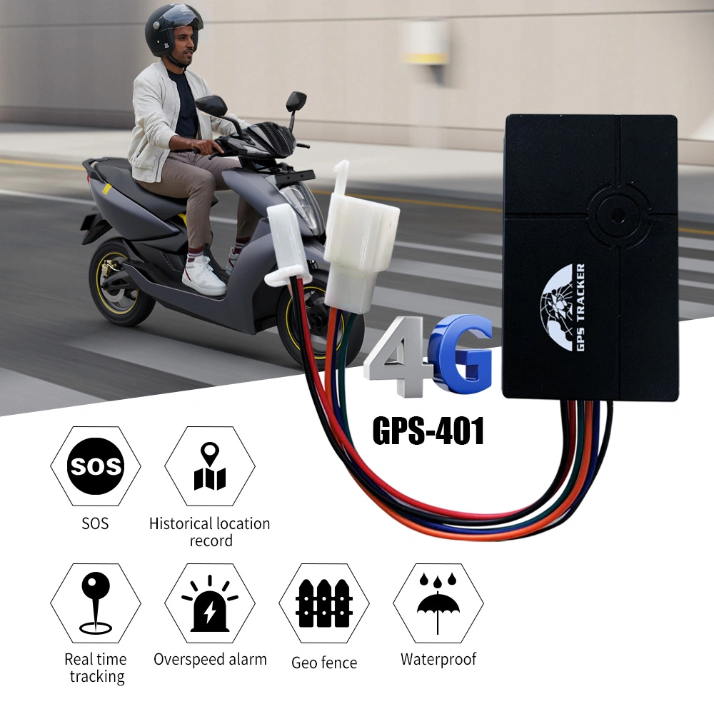 LTE 4G جهاز تعقب GPS صغير Tk401 الموقع Micro GPS نظام E-Bike لتتبع الدراجات البخارية