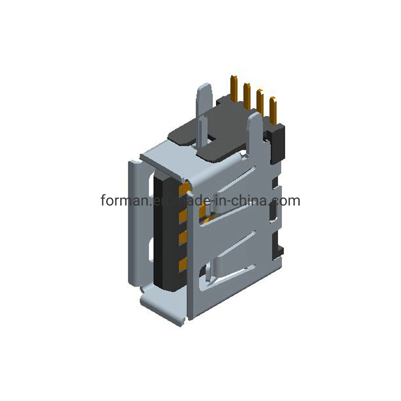 USB-2,0 4pin-A-Stecker, SMD-USB-Steckverbinder Zum Laden der Datenübertragung