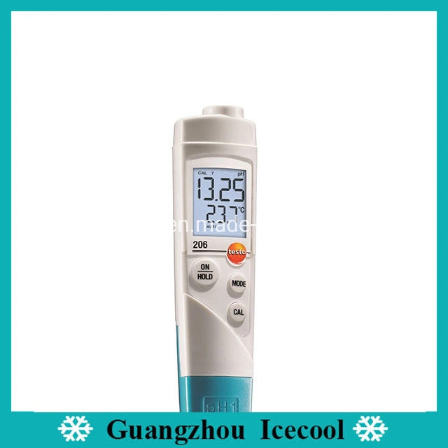 Original Testo 206-pH1 Temperature Measuring Instrument pH Meter for Liquids/Polluted Water/Milk