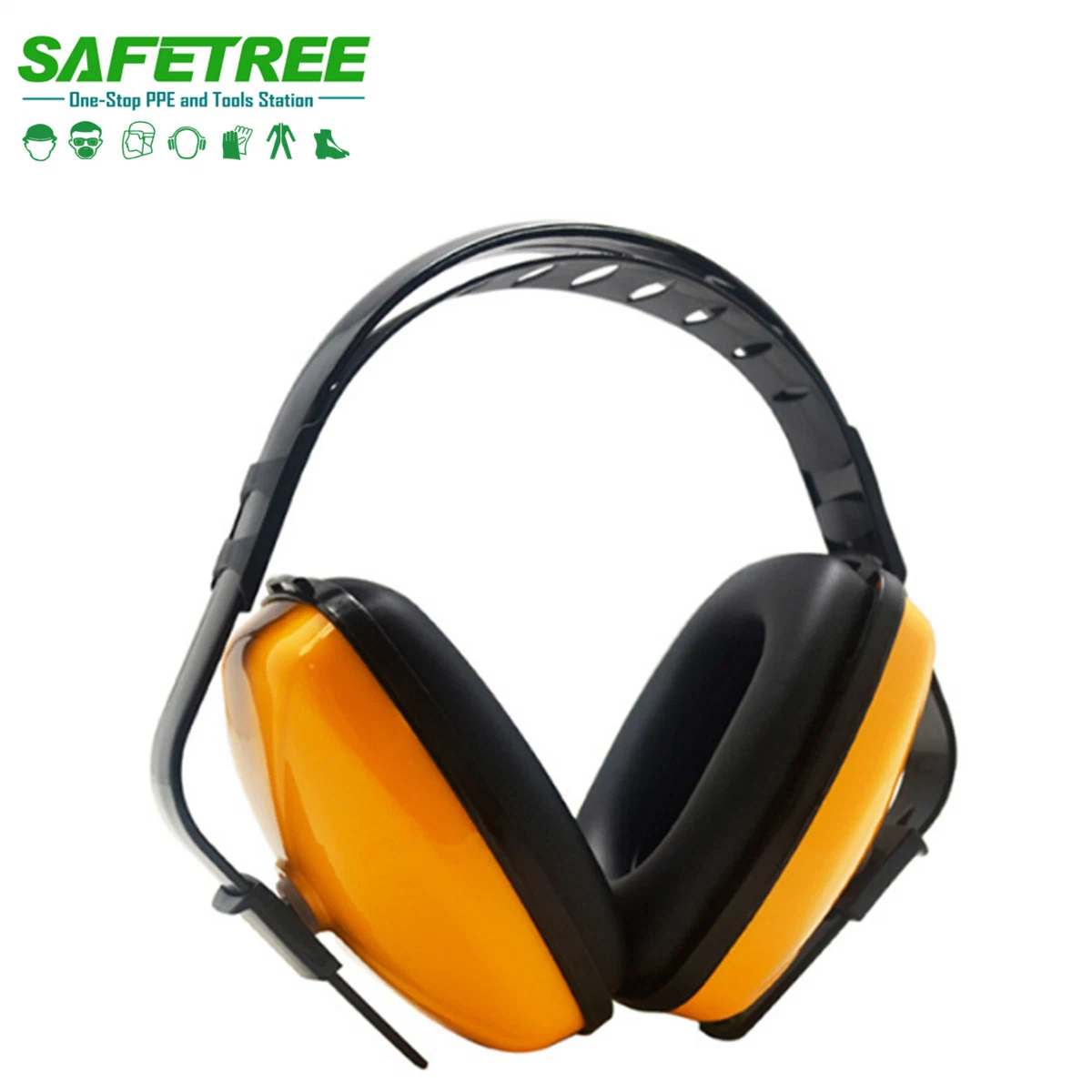Safetree ABS Shell & PVC Covered Cushion Protective Safety Ear Muff PPE Safety Hearing Protection