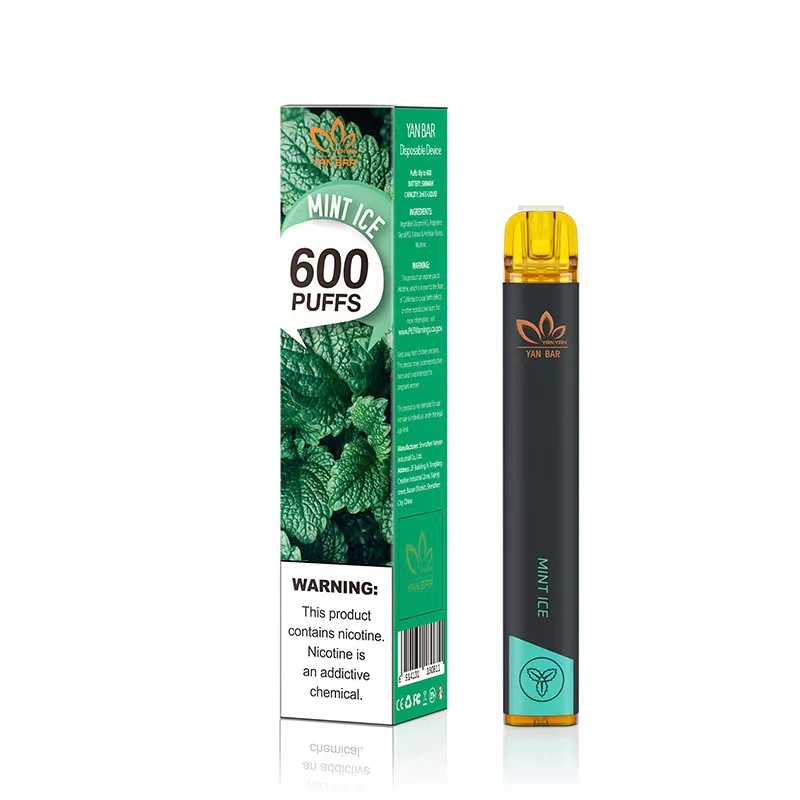 Factory Price 600 Puffs 2% Nicotine 2ml Disposable Vape Pen Style E-Cigarette