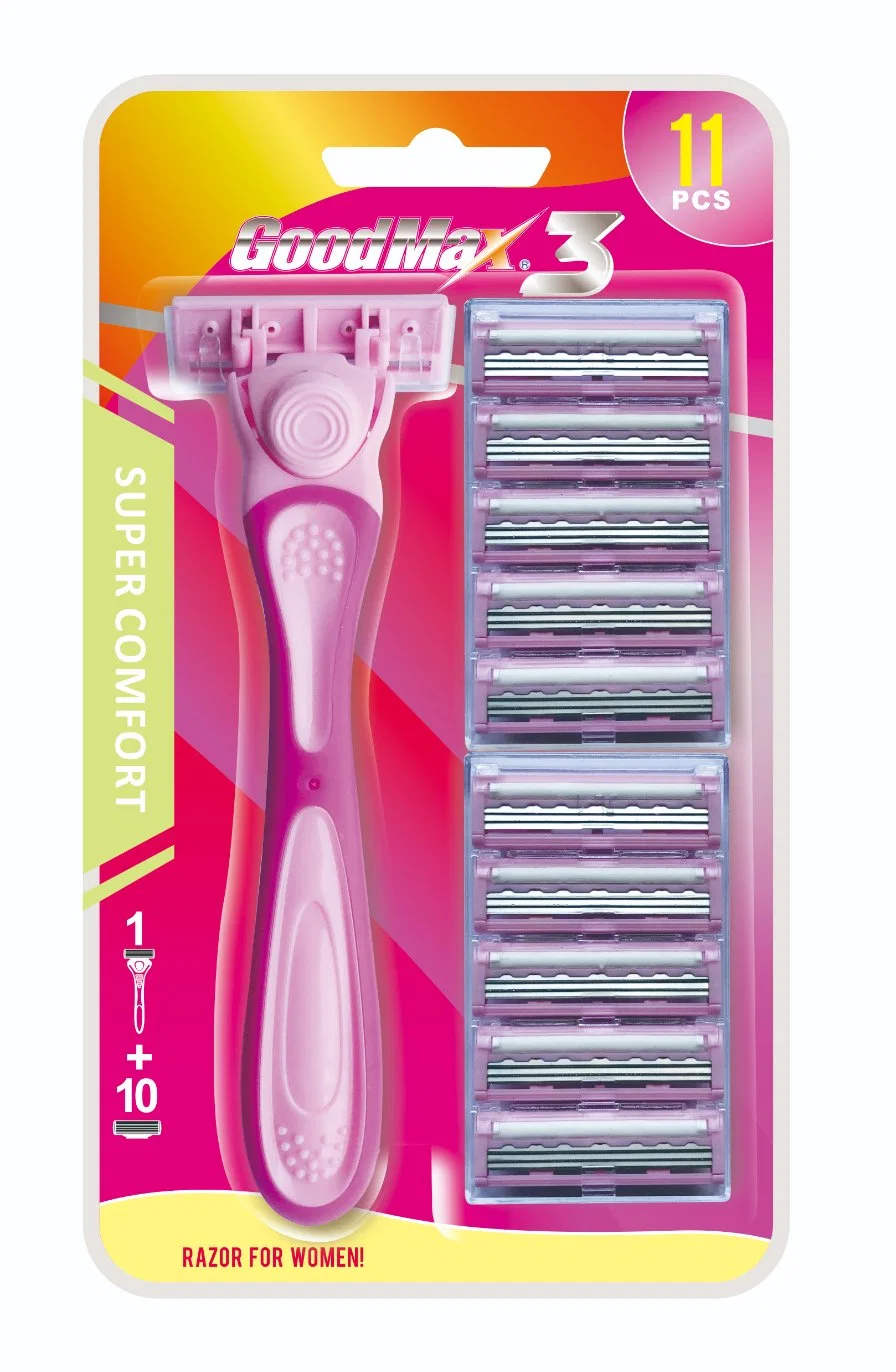 Women&prime; S High Cost Performance, Hot Style Triple Blade System Razor