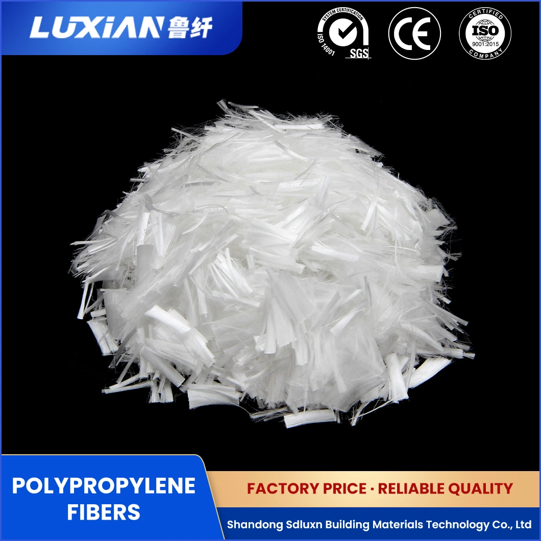 Sdluxn Baumwolle Stapelfaser Lxbk Modifiziertes Polypropylen Polypropylen Material Faser China Elektrische Isolierung Beton Additive Polypropylen-Faser Lieferanten