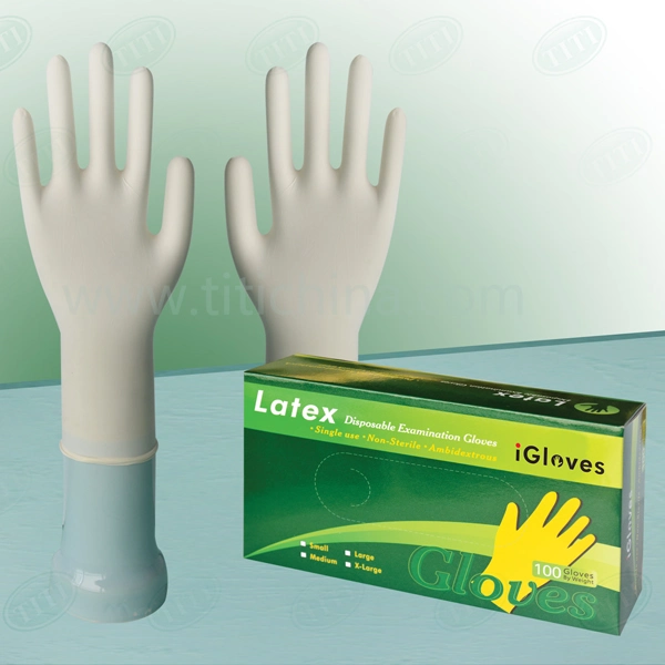 Malaysia Price Medical Grade Disposable Latex Examination Gloves