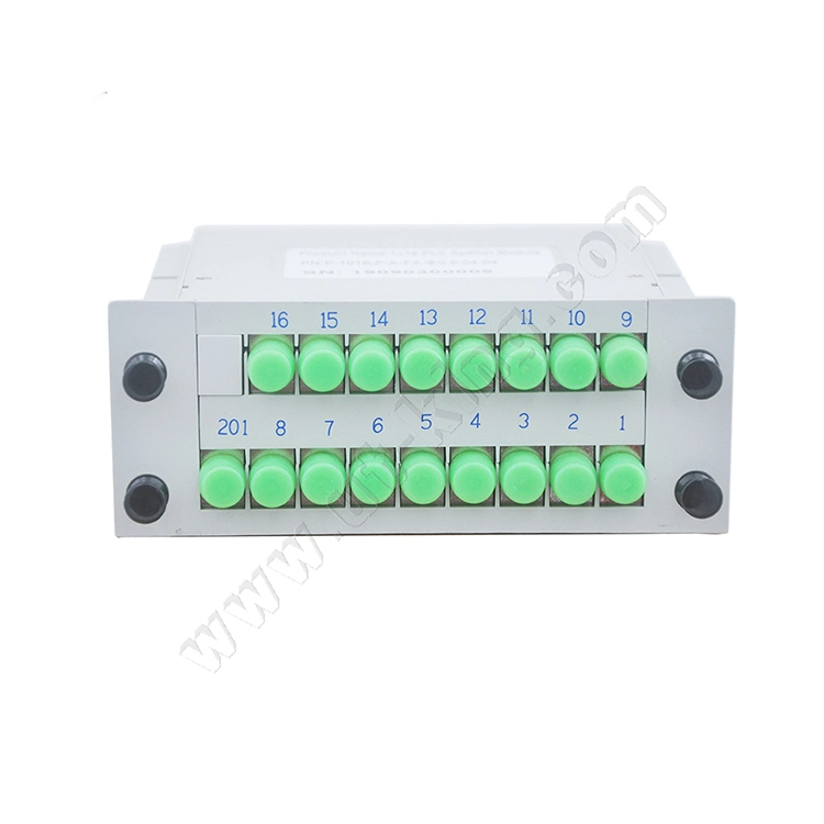 Singlemode Optical Splitter Small Box 1X16 FC APC Network Optical Pon Module Cassette