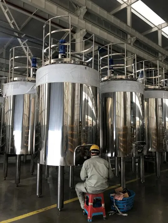 Factory Directly Supply ASME Certified Ss Water Pressure Vessel Stainless Steel Mixing Tank