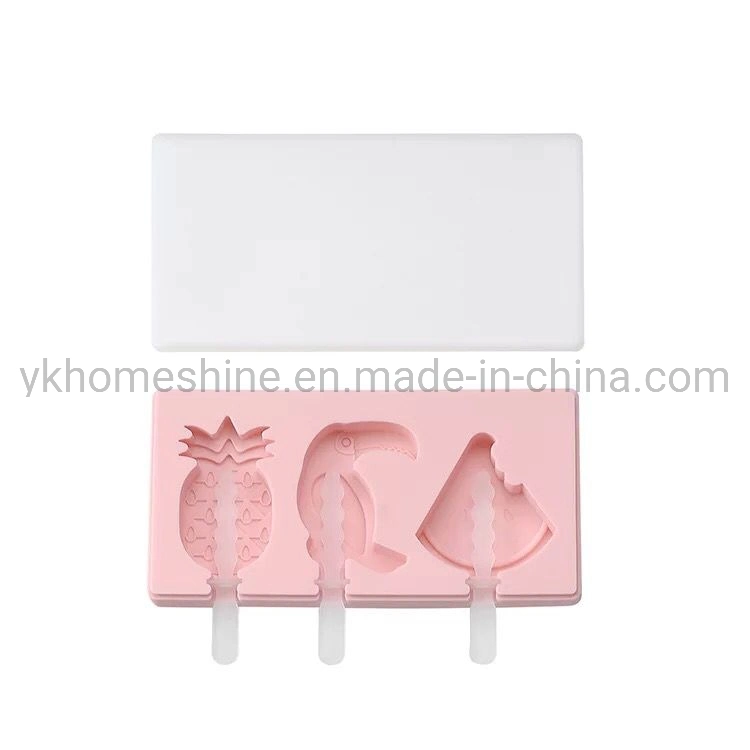 2019 New Silicone Ice Cube Tray with Lid for Wholesale