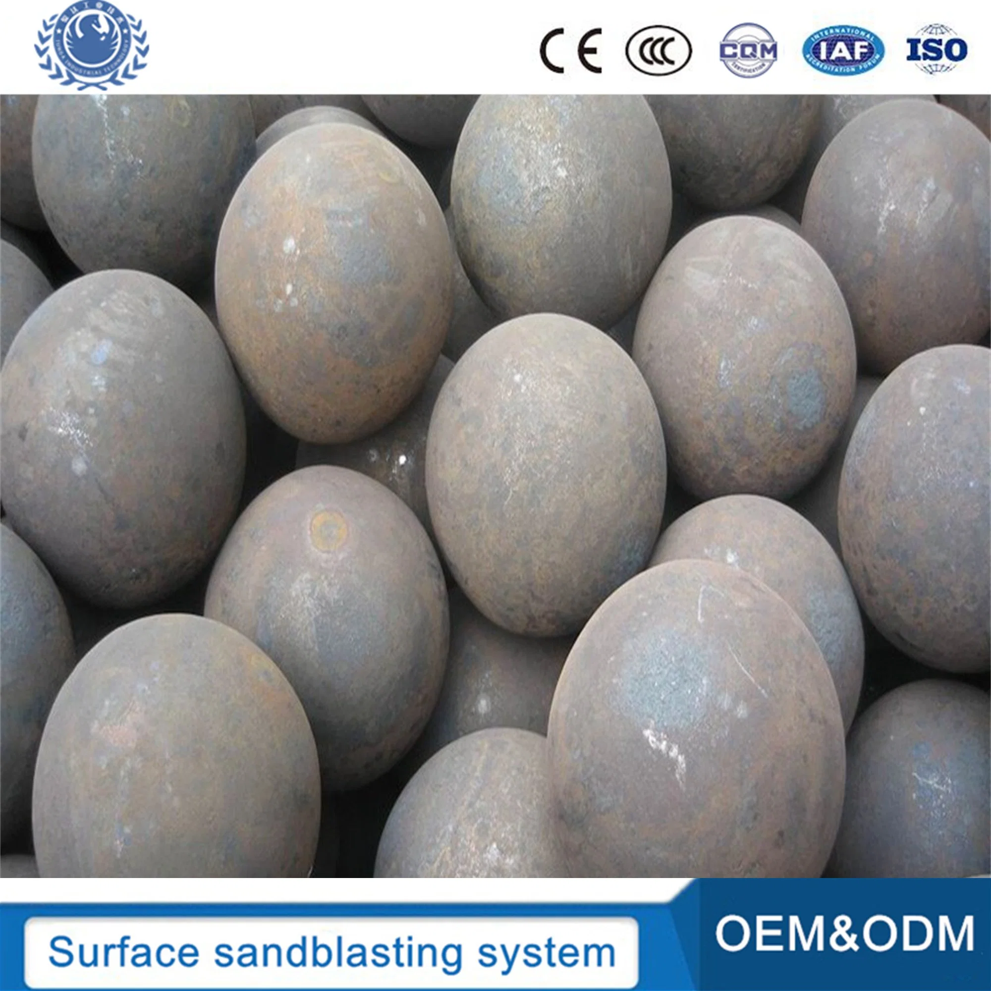 Hot Sales Forged Grinding Media Steel Ball for Ball Mill in Metal Mines