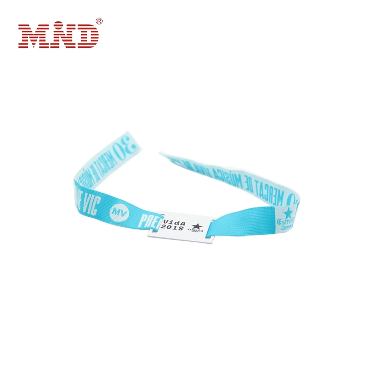 Cheap Custom Logo Full Color Print Party Sport Basketball Festival Polyester Bracelet Sublimation Fabric Woven Elastic Wristband