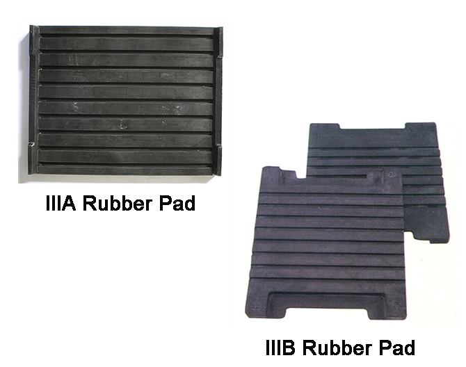 Grooved Rail Pad, Studded Rail Pad,