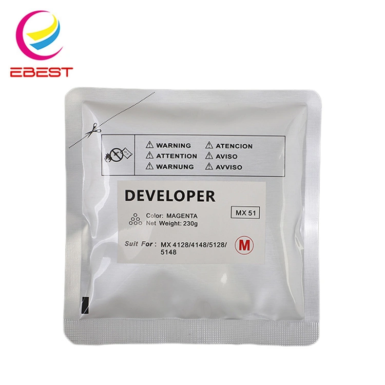 Ebest Compatible para desarrolladores de color en polvo 230 g por cada bolsa de Sharp MX51 Mx4128 5128 4148 5148