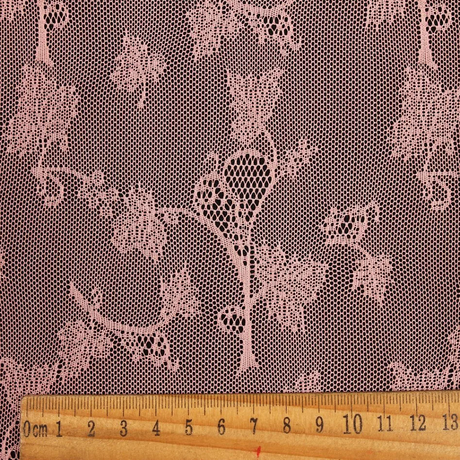 High quality/High cost performance  Garment Accessories Polyester Knitted Lace Fabric