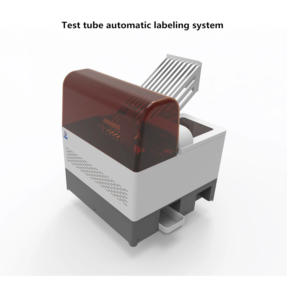 2023 New Glass Test Tube Automatic Labeling Lab Equipment for Hospital Medical Automatic Labeling Machine