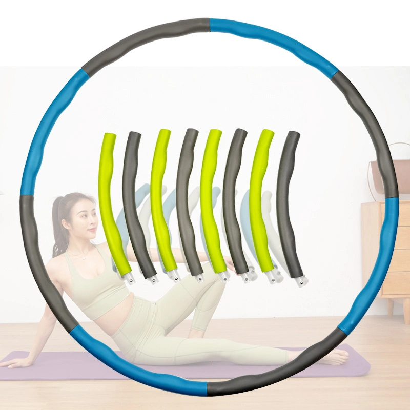 Gewichteter Fitness Hula Hoop Reifen für Erwachsene Anfänger abnehmbar und tragbar