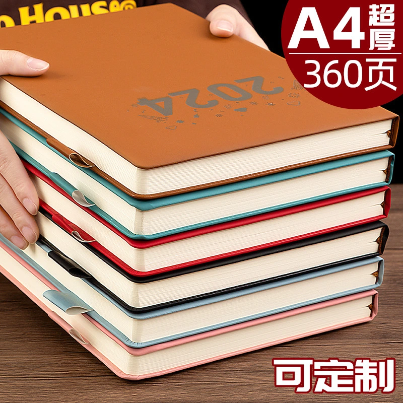 Wholesale/Supplier Stationery A4/A5/A6 Planner PU Leather Cover Notebook for Office Using