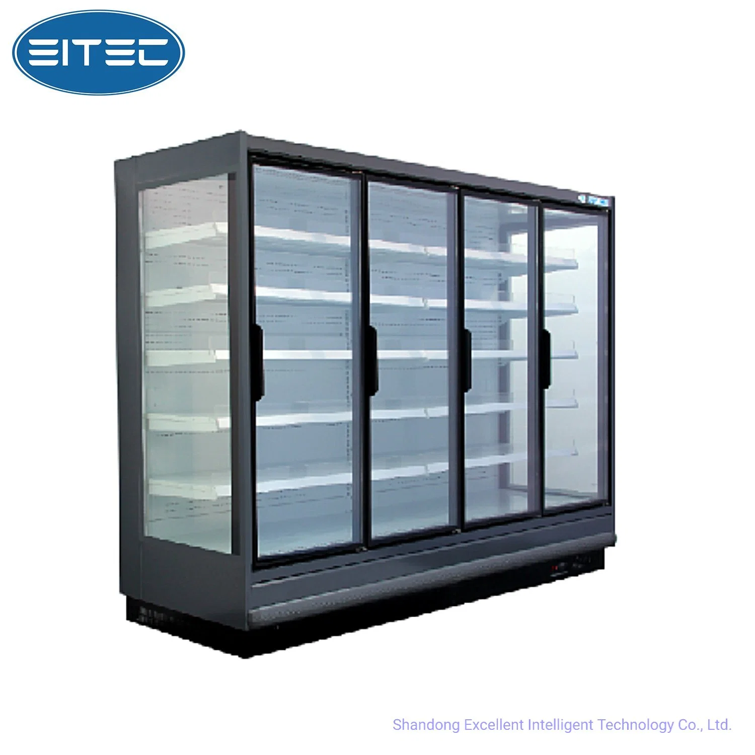 Supermarket Commercial Daily Food Display Cooler Chiller Equipment Multi-Deck Refrigerator