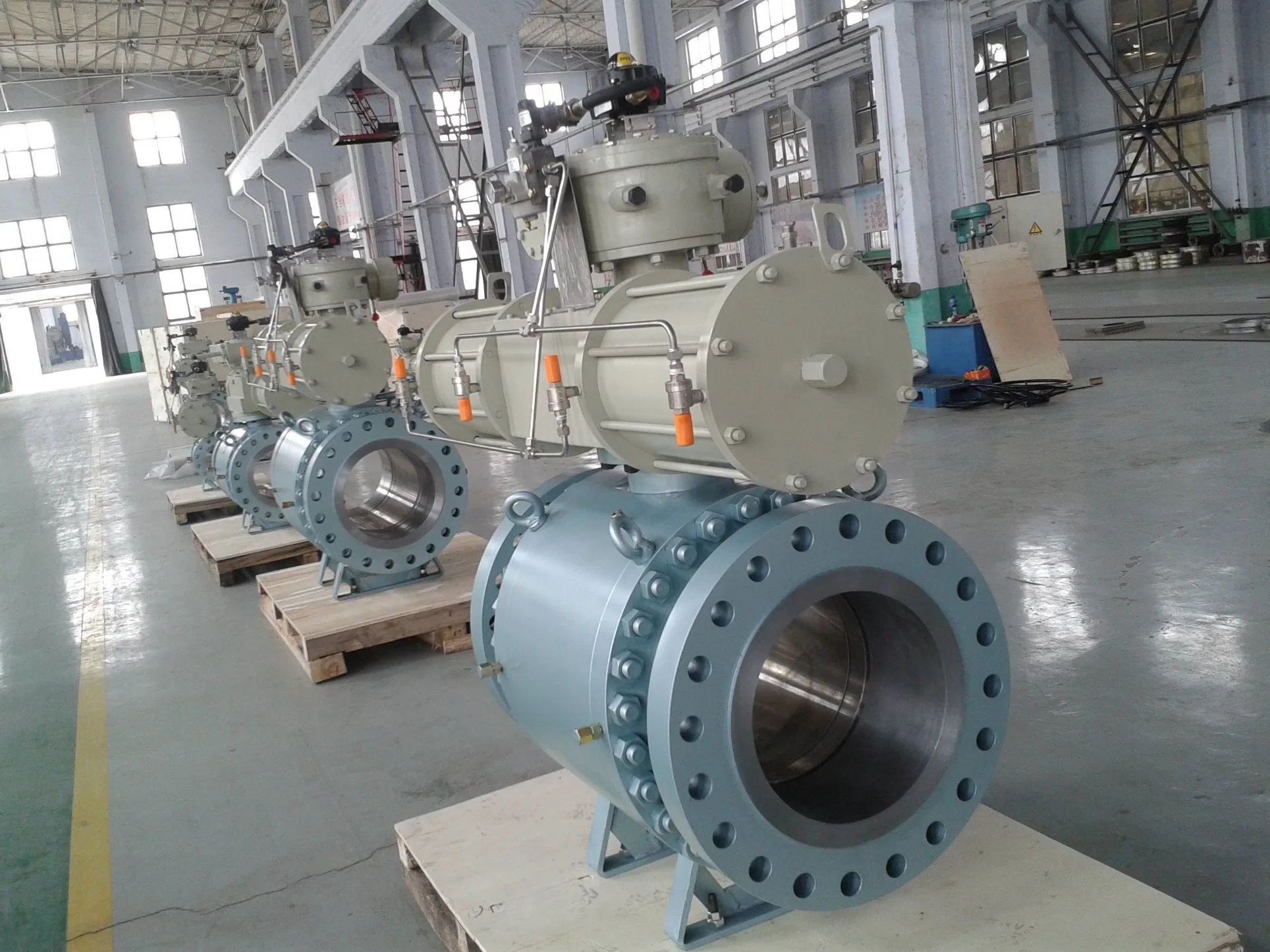 ANSI 3 Pieces Forged API Full Bore/Reduced Borestainless Steel Trunnion Ball Valve F51/F53/F11/F22/F304/F316