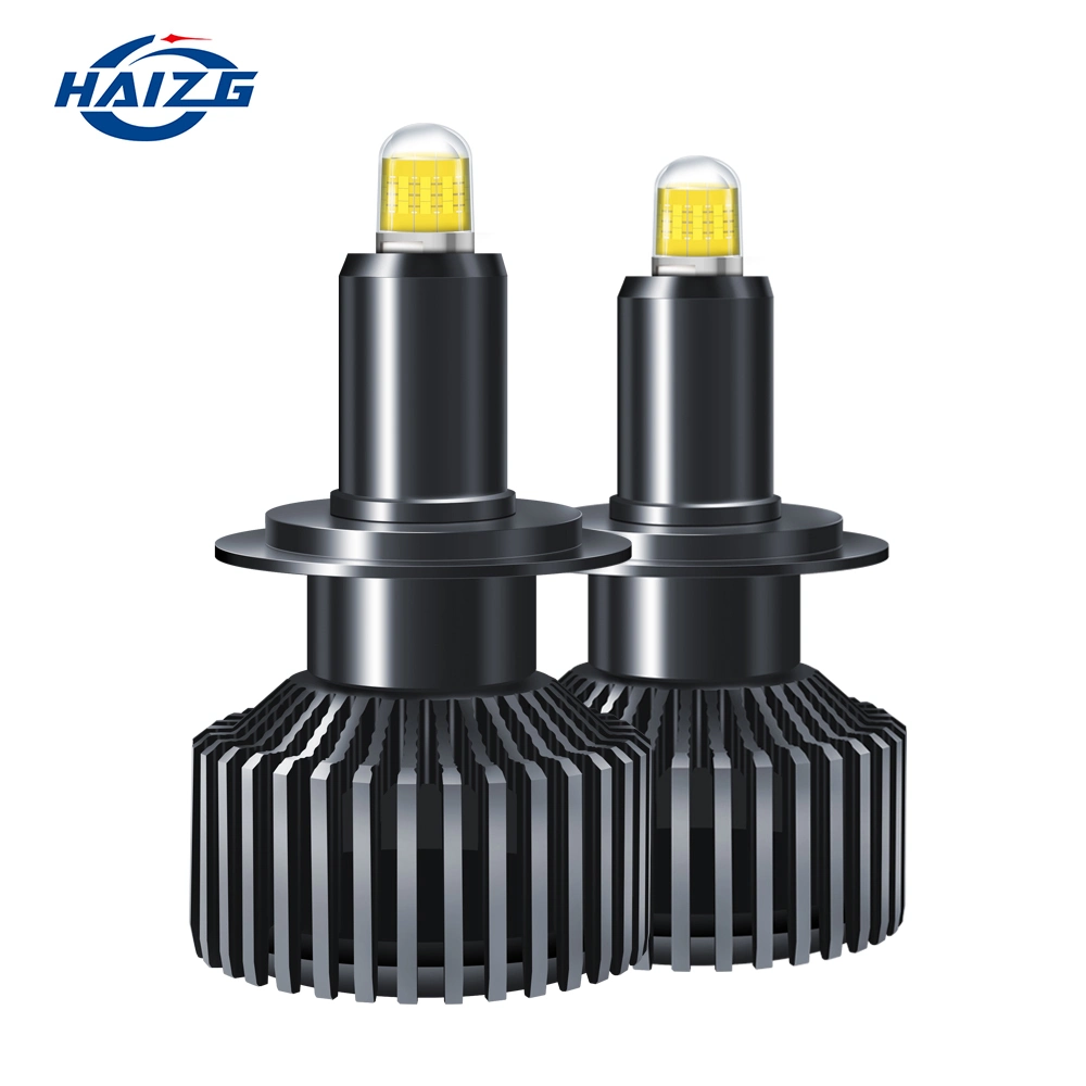 Haizg Super Bright Automotive Low Beam 360 Degree H7 LED Light Spot Beam H4 H11 9005 9006 LED Headlights H7