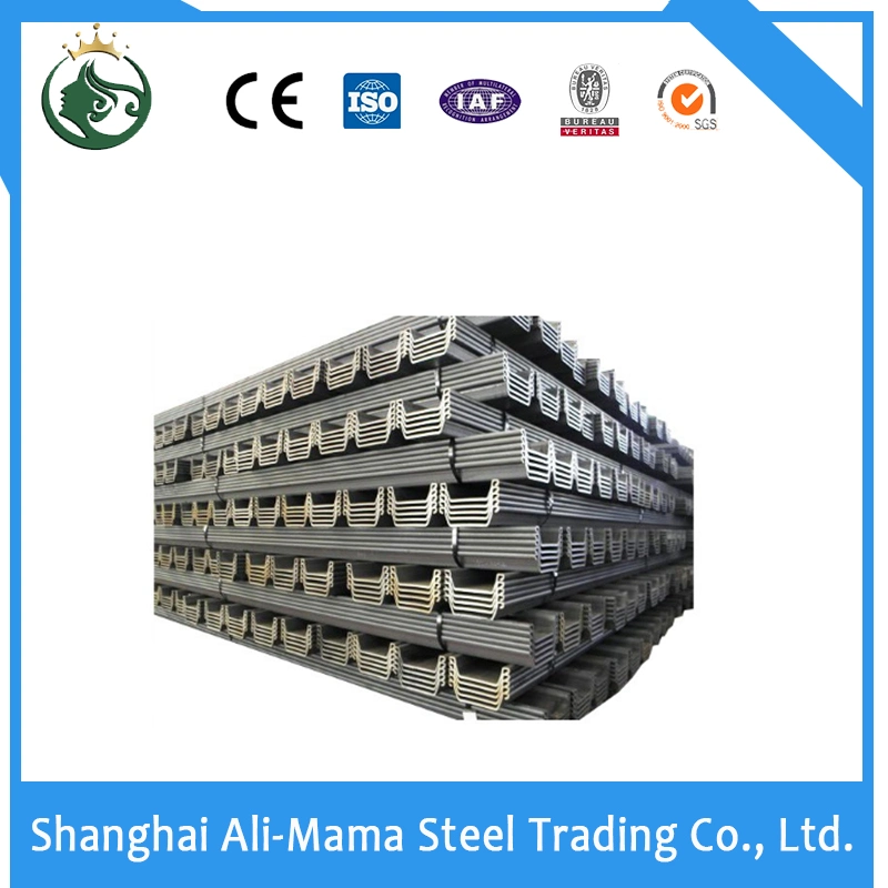 Steel Sheet Pile/Hot Rolled/ U Type/ Z Type Sy390 Cold Bending Sheet Pile Nsp-Ivw/ JIS5528/ Astma328/ En10248/JIS5523/ Cold Drawn Sheet Pile and Couplers