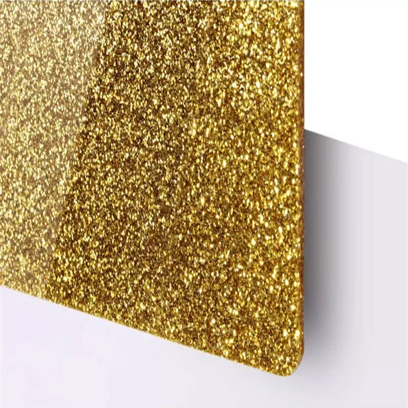 High Quality 3mm Glitter Acrylic Sheet Fabric Acrylic Sheet 1220*1830mm 1220*2440mm