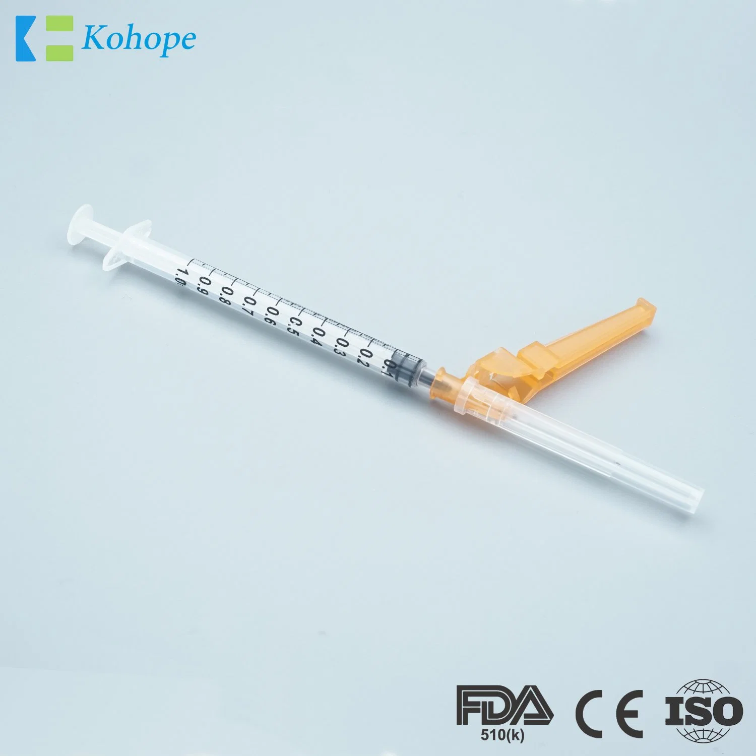 CE, ISO, FDA Non-Toxic OEM 1ml China Sterile Syringe with Factory Price