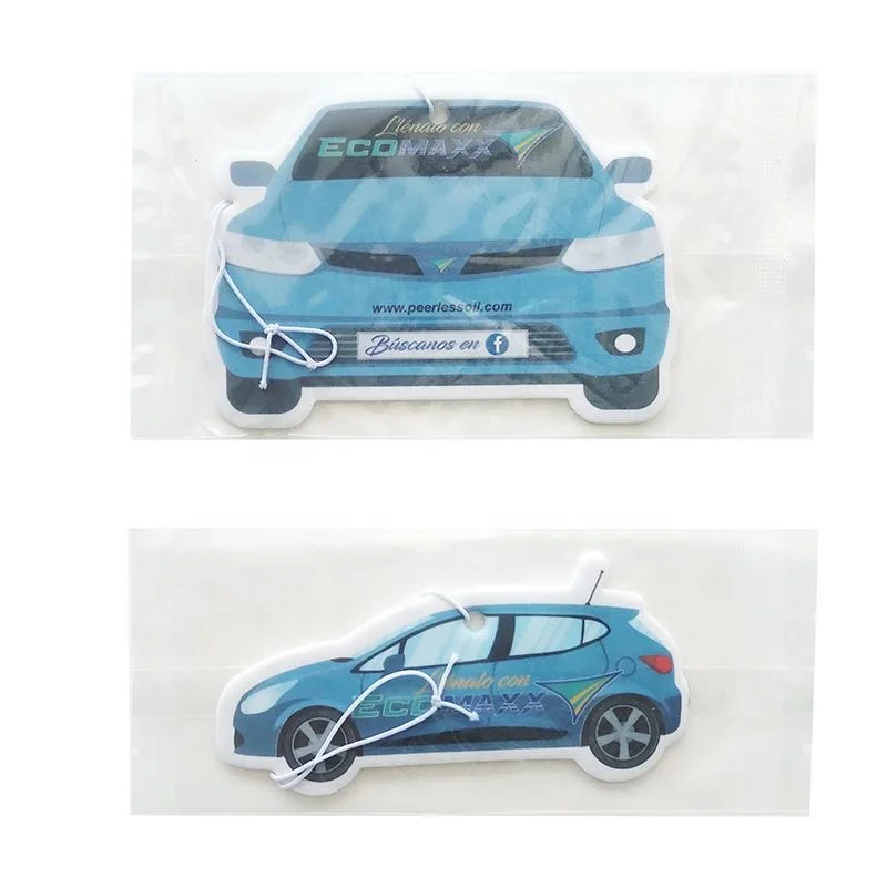 Customized Logo Printing Paper Air Freshener for Car Home Office and etc