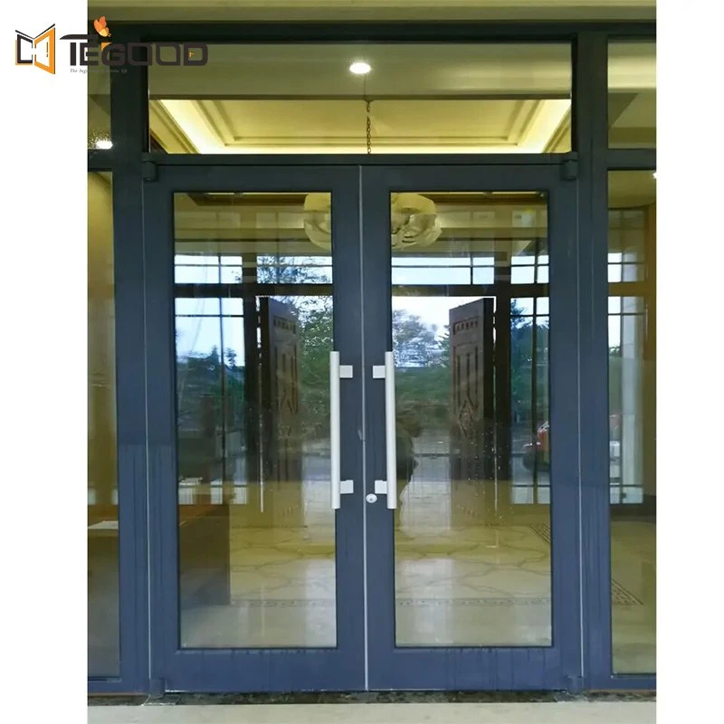 High Quality Entry Modern Design Sound Proof Entrance Double Exterior Security Steel Door