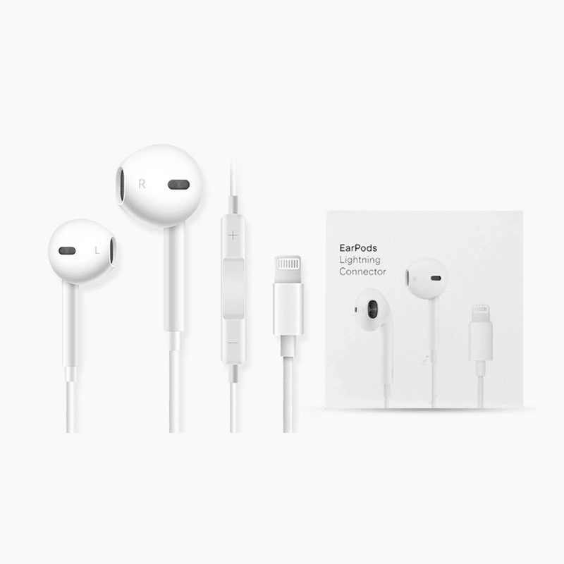 Connecteur de la foudre Earpods original avec écouteurs intra-auriculaires Écouteurs Casque pour tous les accessoires pour téléphones mobiles