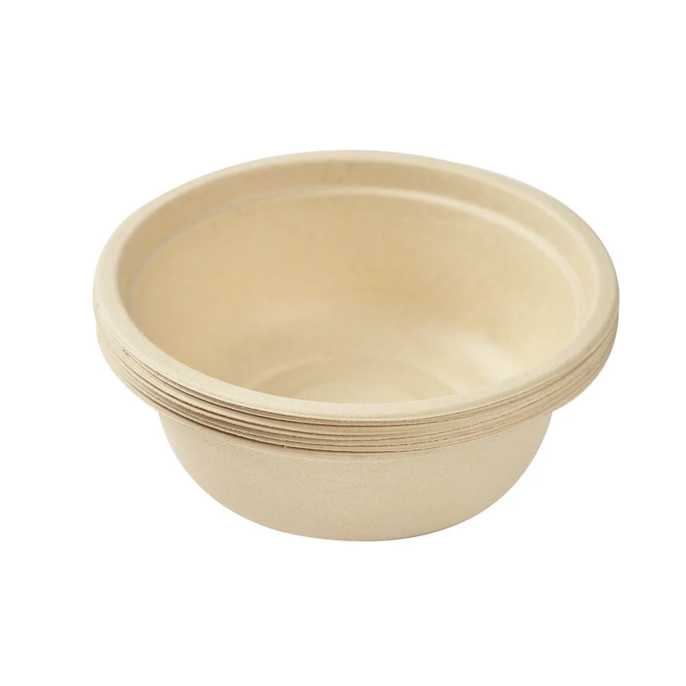 Compostable Food Pulp Tableware Takeaway Paper Salad Bowl Boxes