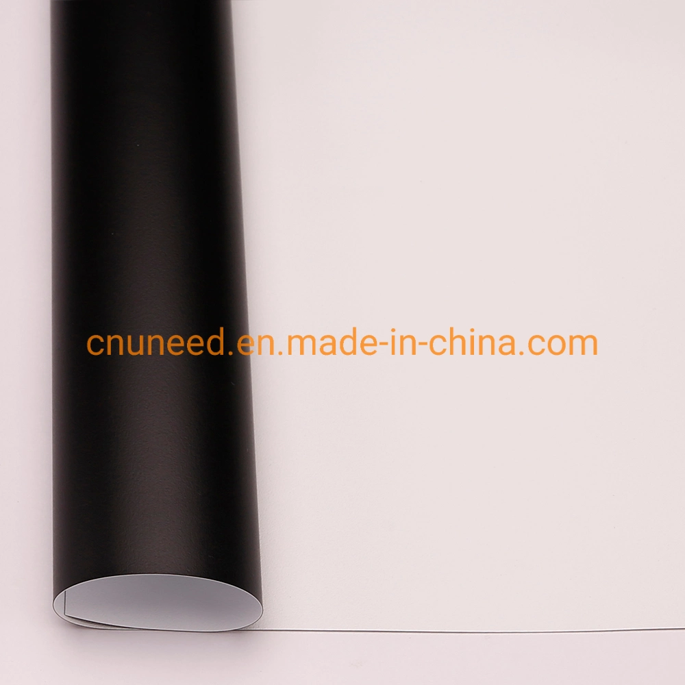 0.3mm White-Black Projection Screen Film Fabric