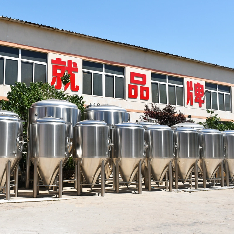 600L máquina de fermentación de tanques de fermentadores de cerveza cónica de acero inoxidable