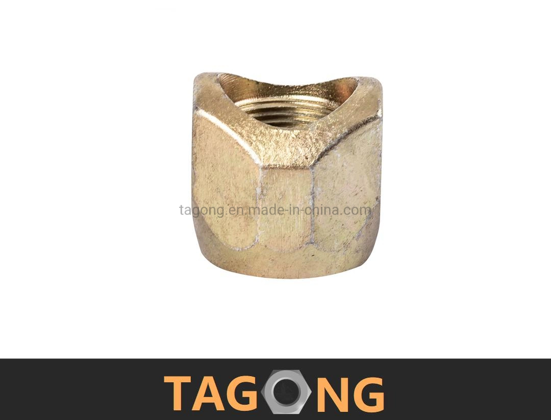 Truck Nuts M30 Excavator Accessory Yellow Zinc Class12 Crawler Nuts