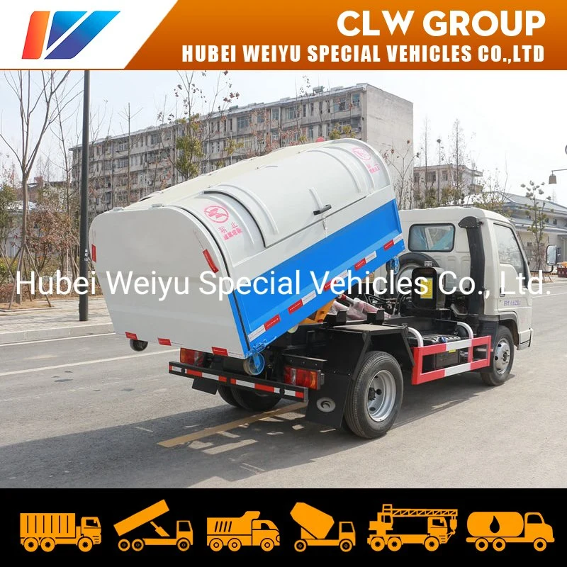 Dongfeng 4 Cbm Arm Hook Garbage Truck with Multi Garbage Bins